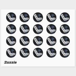 Harry Potter | "Free Dobby" Sock Typography Classic Round Sticker | Zazzle