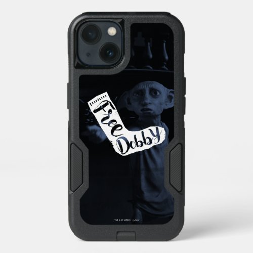 Harry Potter  Free Dobby Sock Typography iPhone 13 Case