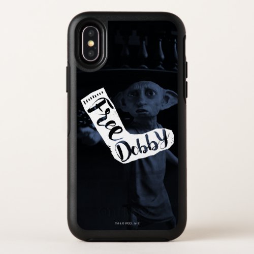 Harry Potter  Free Dobby Sock Typography OtterBox Symmetry iPhone X Case