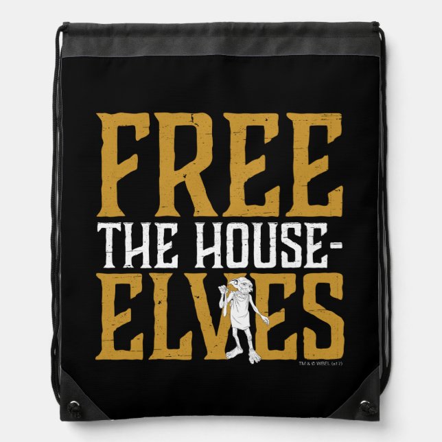 Harry Potter | Free The House Elves Drawstring Bag (Front)