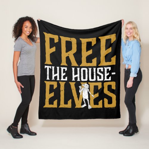 Harry Potter  Free The House Elves Fleece Blanket