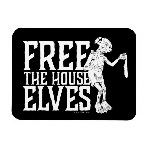 Harry Potter  Free The House Elves Magnet