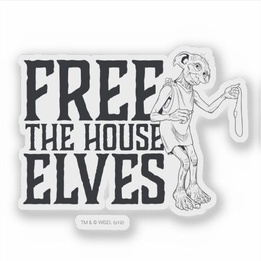 Harry Potter | Free The House Elves Sticker | Zazzle