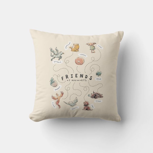 HARRY POTTER™ | Friends of Hogwarts Throw Pillow (Front)