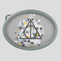 Harry Potter | Geometric Deathly Hallows Symbol Belt Buckle
