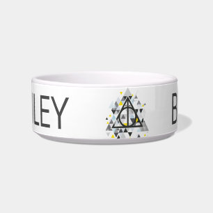 Harry Potter Geometric Deathly Hallows Symbol Bowl