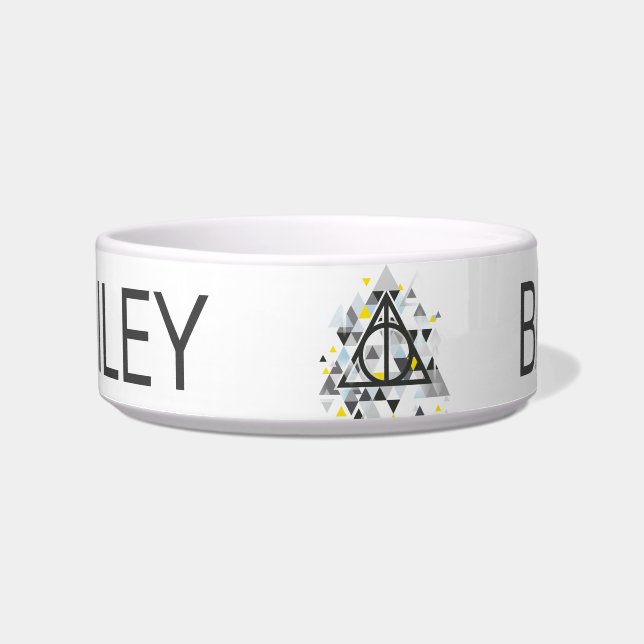 Harry Potter | Geometric Deathly Hallows Symbol Bowl (Front)