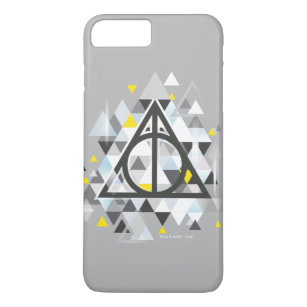 Harry Potter   Geometric Deathly Hallows Symbol iPhone 8 Plus/7 Plus Case