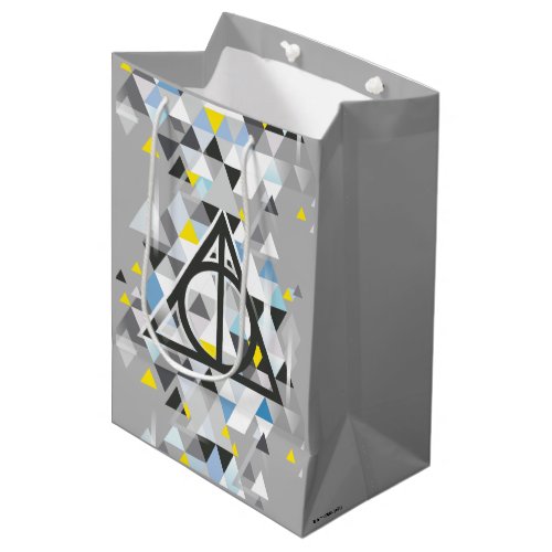 Harry Potter  Geometric Deathly Hallows Symbol Medium Gift Bag