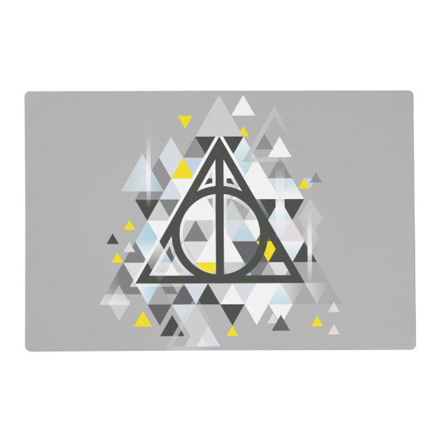 Harry Potter | Geometric Deathly Hallows Symbol Placemat (Front)