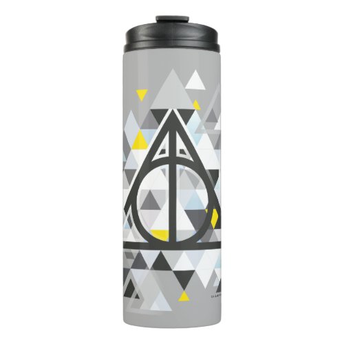 Harry Potter  Geometric Deathly Hallows Symbol Thermal Tumbler