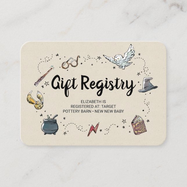 Harry Potter - Gift Registry Insert (Front)