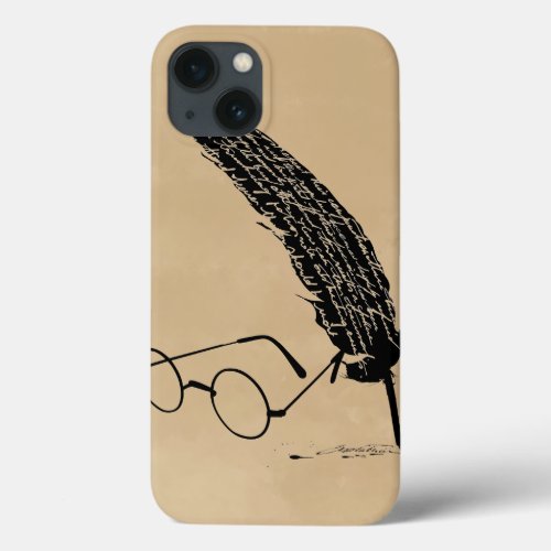 Harry Potter  Glasses And Quill iPhone 13 Case