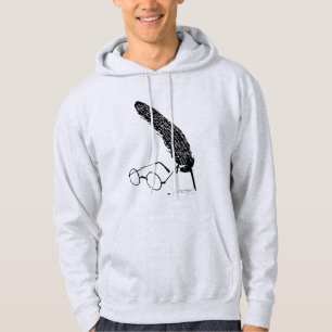Harry Potter   Glasses And Quill Hoodie