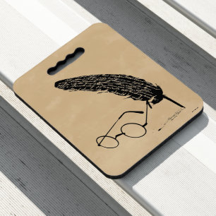 Harry Potter Glasses And Quill Seat Cushion