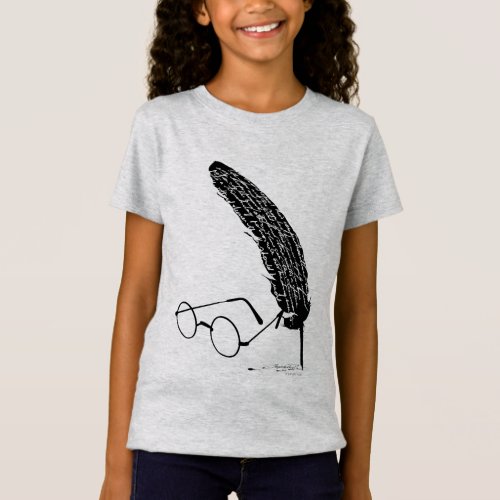 Harry Potter  Glasses And Quill T_Shirt