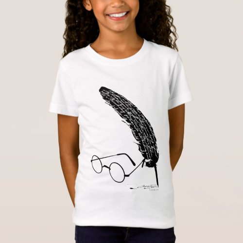 Harry Potter  Glasses And Quill T_Shirt