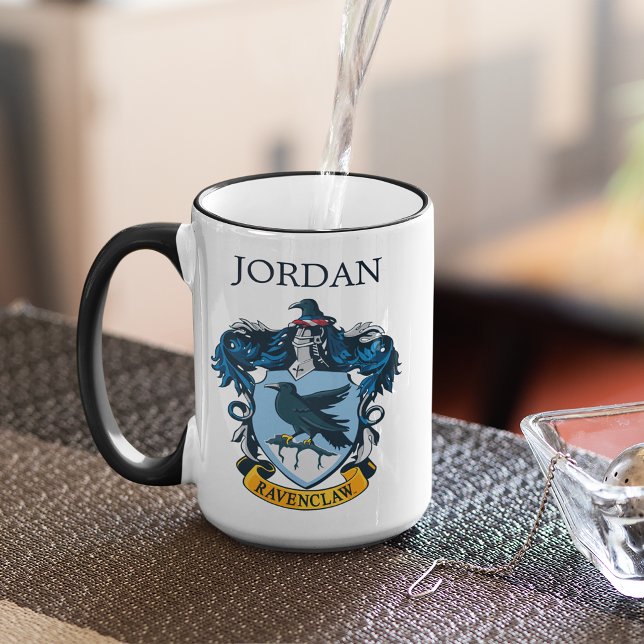 Harry Potter  | Gothic Ravenclaw | Add Your Name Mug (Mug on table)