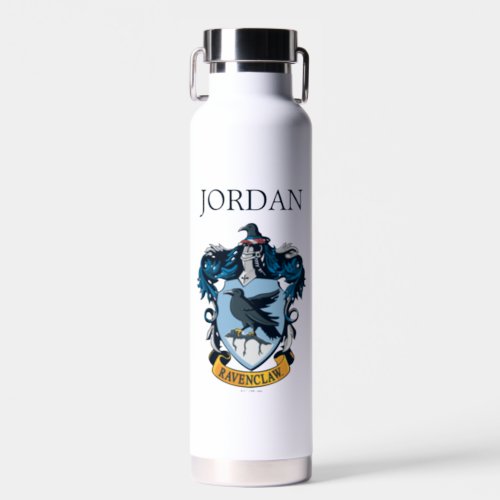 Harry Potter   Gothic Ravenclaw Crest  Add Name Water Bottle