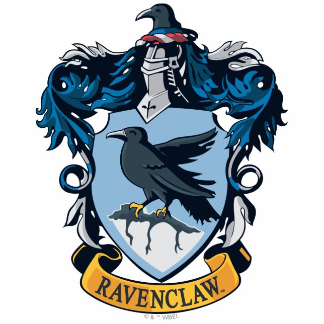 Harry Potter  | Gothic Ravenclaw Crest Cutout (Front)