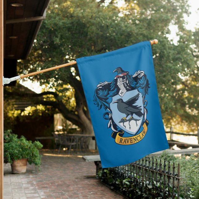 Harry Potter  | Gothic Ravenclaw Crest House Flag (In SItu)