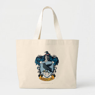 Harry Potter Gothic Ravenclaw Crest Large Tote Bag