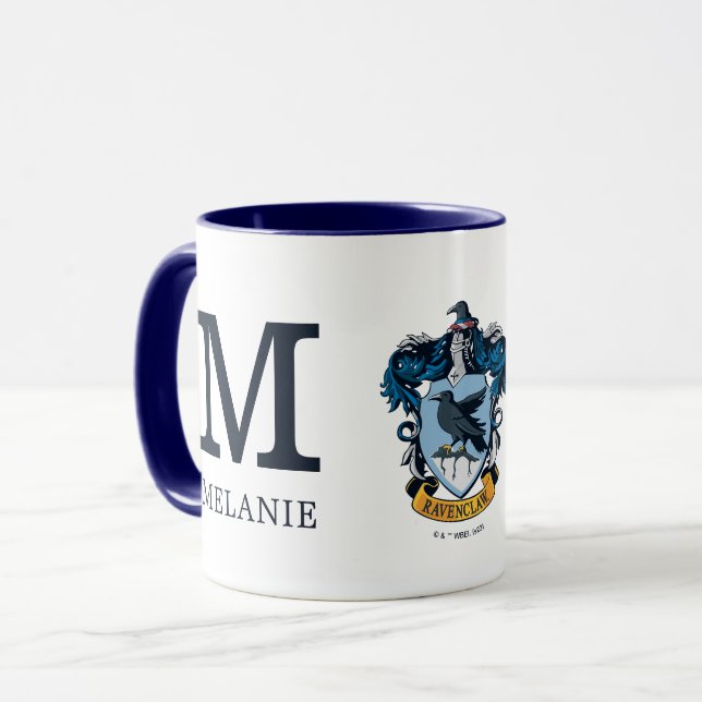 Harry Potter  | Gothic Ravenclaw Crest Mug (Front Left)