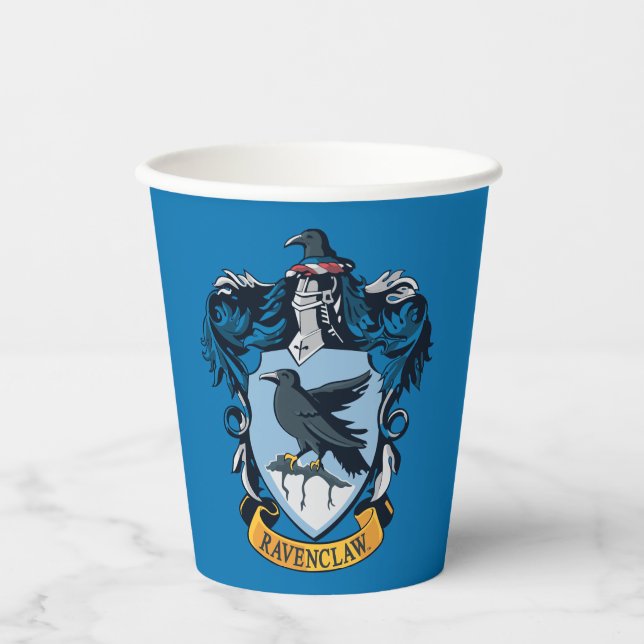Harry Potter  | Gothic Ravenclaw Crest Paper Cups (Front)