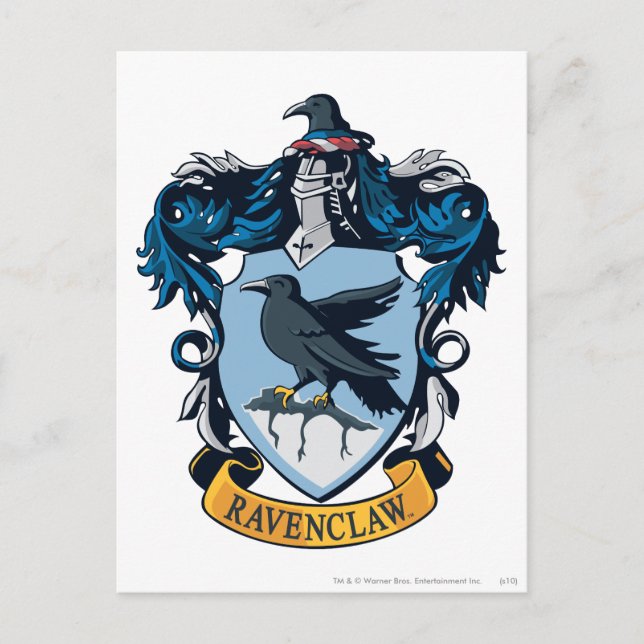 Harry Potter  | Gothic Ravenclaw Crest Postcard (Front)