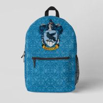 Harry Potter  | Gothic Ravenclaw Crest Printed Backpack