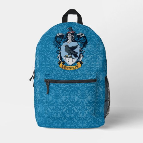 Harry Potter   Gothic Ravenclaw Crest Printed Backpack