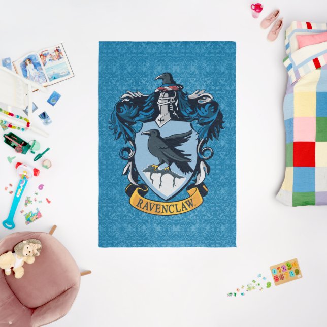 Harry Potter  | Gothic Ravenclaw Crest Rug (Insitu (Babyroom))