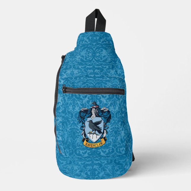 Harry Potter  | Gothic Ravenclaw Crest Sling Bag (Front)