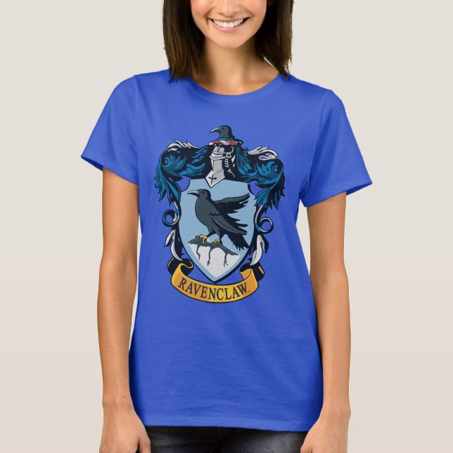 Harry Potter  | Gothic Ravenclaw Crest T-Shirt (Front)