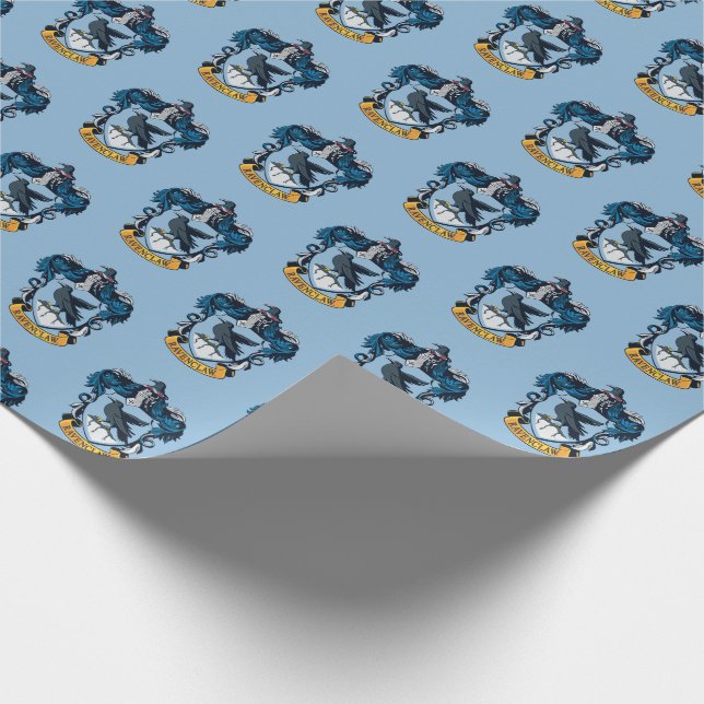Harry Potter  | Gothic Ravenclaw Crest Wrapping Paper (Corner)