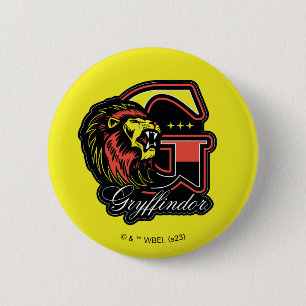 HARRY POTTER™   GRYFFINDOR™ Athletic Badge Button