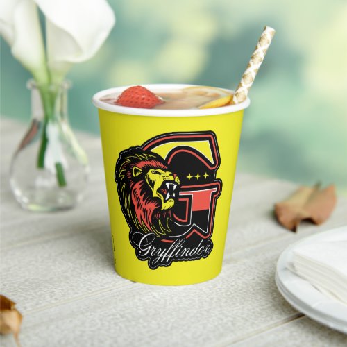 HARRY POTTER  GRYFFINDOR Athletic Badge Paper Cups