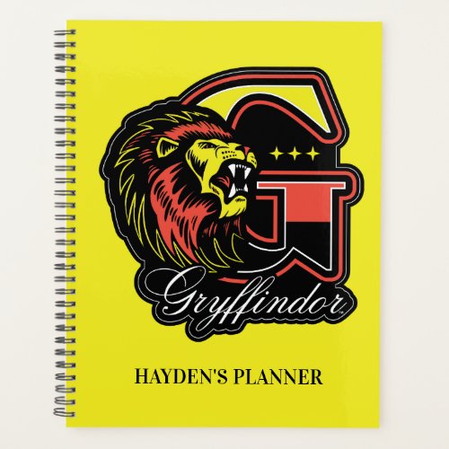 HARRY POTTER  GRYFFINDOR Athletic Badge Planner