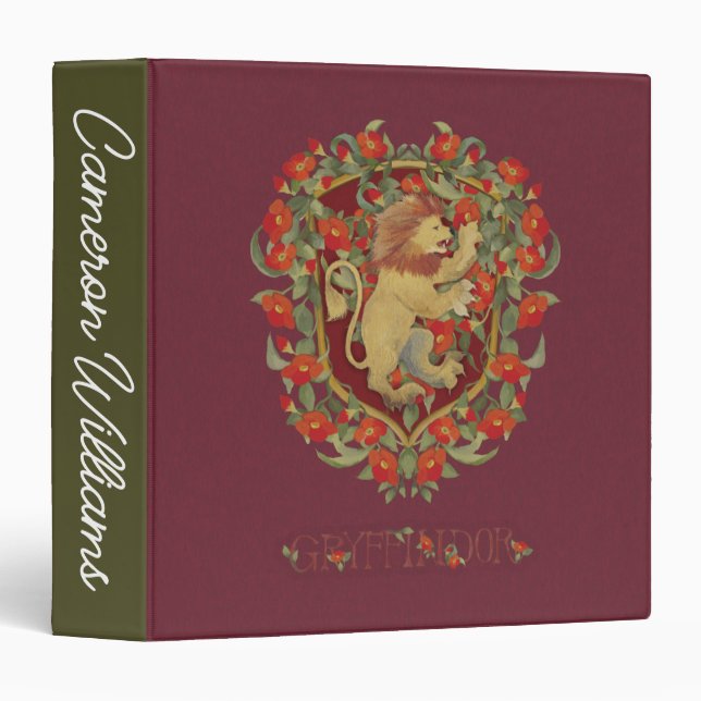 HARRY POTTER™ | GRYFFINDOR™ Crest 3 Ring Binder (Front/Spine)