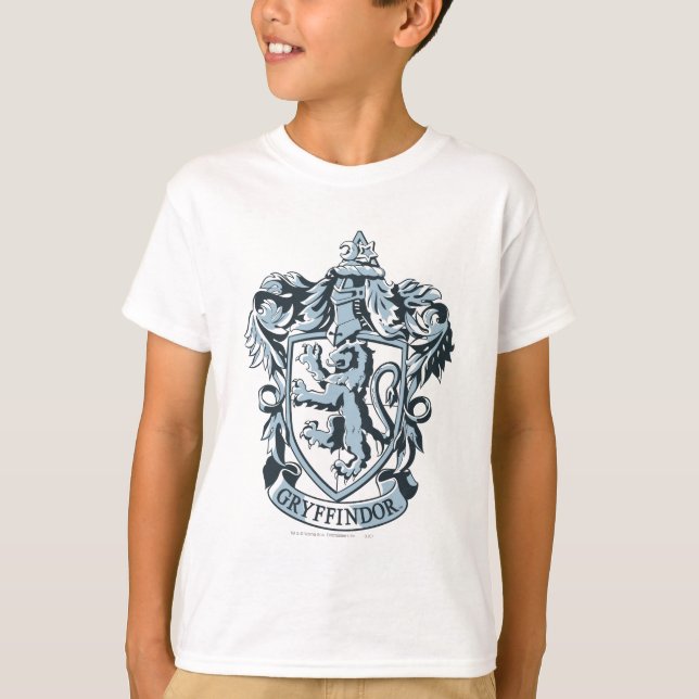 Harry Potter | Gryffindor Crest Blue T-Shirt (Front)