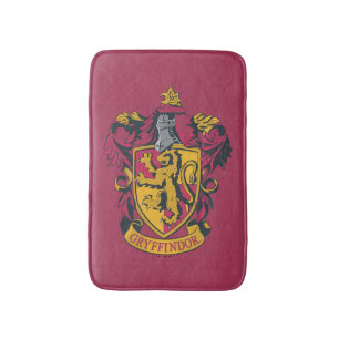 Harry Potter Gryffindor Crest Gold and Red Bath Mat