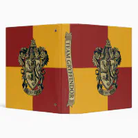 Harry Potter, Gryffindor Crest Gold and Red Binder