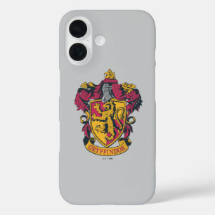 Harry Potter Gryffindor Crest Gold and Red iPhone 16 Case