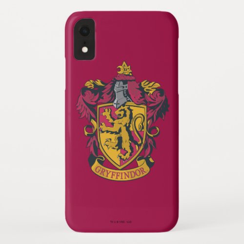 Harry Potter  Gryffindor Crest Gold and Red iPhone XR Case