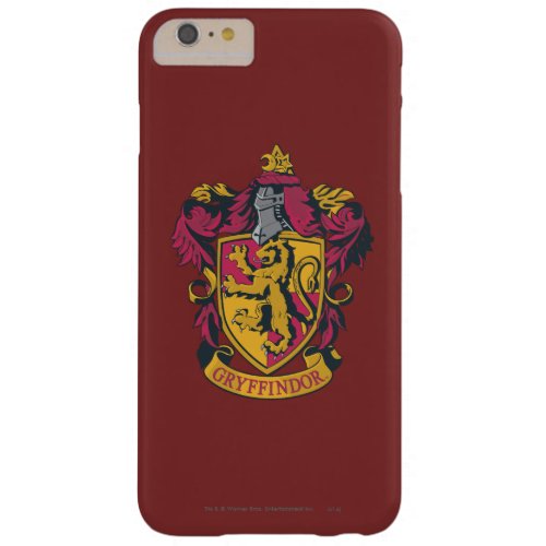 Harry Potter  Gryffindor Crest Gold and Red Barely There iPhone 6 Plus Case