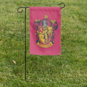 Harry Potter   Gryffindor Crest Gold and Red Garden Flag