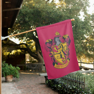 Harry Potter Gryffindor Crest Gold and Red House Flag
