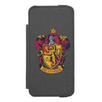 Harry Potter | Gryffindor Crest Gold and Red Wallet Case For iPhone SE/5/5s