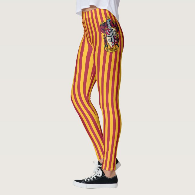 Harry Potter | Gryffindor Crest Gold and Red Leggings (Left)