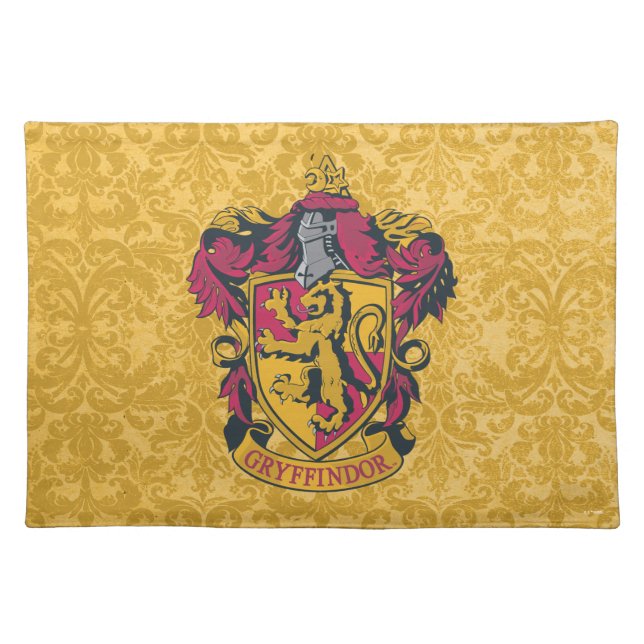 Harry Potter | Gryffindor Crest Gold and Red Placemat (Front)